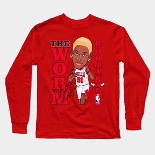 Vintage Dennis Rodman The Worm Long Sleeve T-Shirt